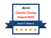 AVVO Clients' Choice 2020 Award - Family Law Attorney David Roberts from Orlando