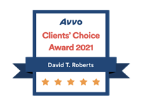 AVVO Clients' Choice 2021 Award - Divorce Attorney David Roberts from Orlando