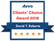 AVVO Clients' Choice 2018 Award - Divorce Attorney David Roberts from Orlando